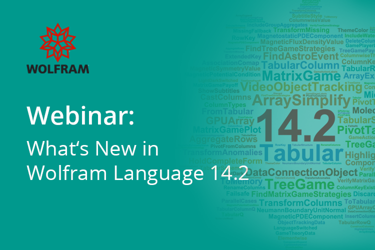 Webinar: Explore What's New in Wolfram Language 14.2